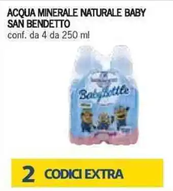 San Benedetto Acqua Minerale Naturale Baby Conf. da 4 da 250 ml