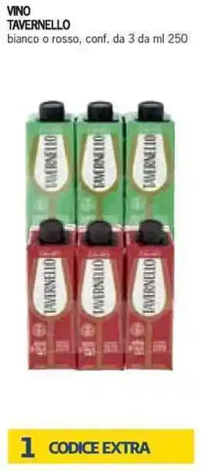 Bennet Tavernello Vino Bianco o Rosso, Conf. da 3 da ml 250 offerta