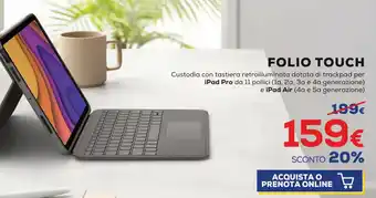 Euronics iPad Pro da 11 pollici e iPad Air offerta