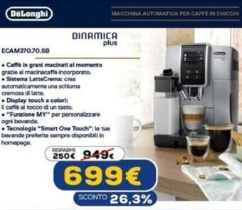 Delonghi Dinamica Plus ECAM370.70.SB