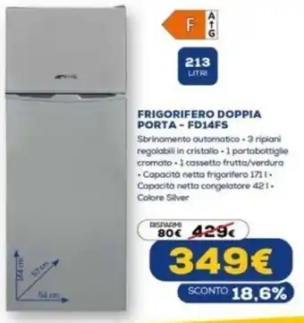 Euronics Frigorifero Doppia Porta - FD14FS offerta