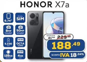 Euronics Honor X7a offerta