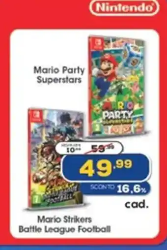Euronics Nintendo mario Party Superstars offerta
