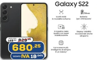 Euronics Galaxy S22 offerta