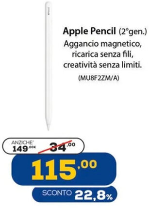 Apple Pencil 2° gen