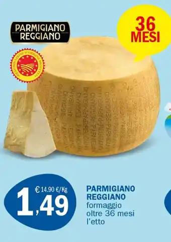 Crai Parmigiano Reggiano formaggio oltre 36 mesi l'eto offerta
