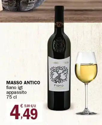 Masso Antico fiano igt appassito 75 cl