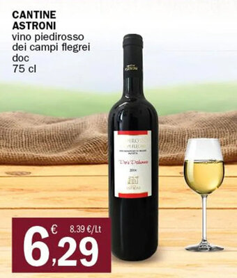 Cantine Astroni vino piedirosso dei campi flegrei doc 75 cl