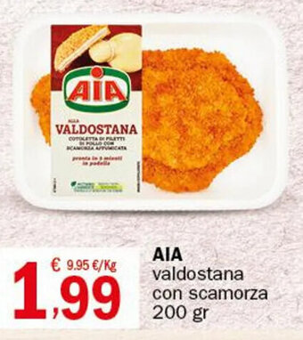 Crai AIA valdostana con scamorza 200 gr offerta