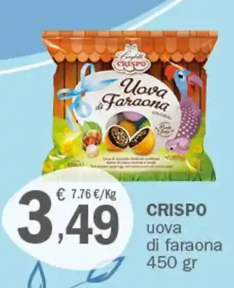 Crai Crispo uova di faraona 450 gr offerta