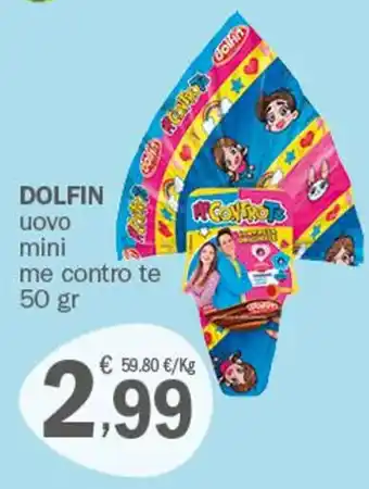 Crai Dolfin uovo mini me contro te 50 gr offerta