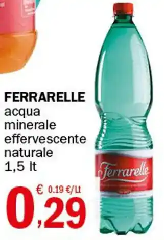 Ferrarelle acqua minerale effervescente naturale 1,5 lt