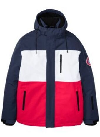 Giacca tecnica outdoor con ghetta paraneve