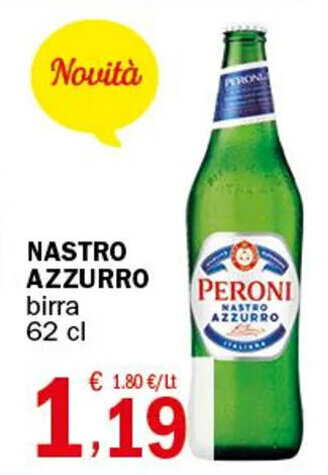 Nastro Azzurro birra 62 cl