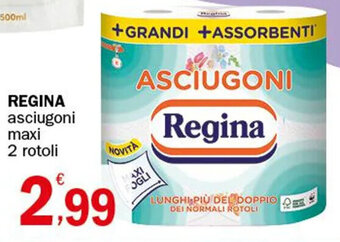 Regina Asciugoni maxi 2 Rotoli