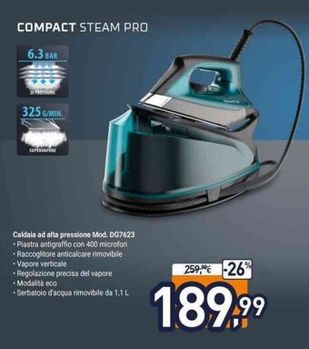 Unieuro Compact Steam Pro offerta