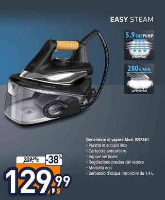 Unieuro Easy Steam offerta