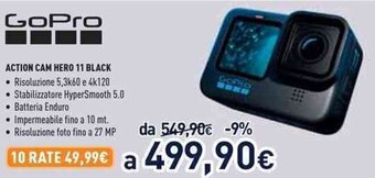 Gopro Action Cam HERO 11 Black