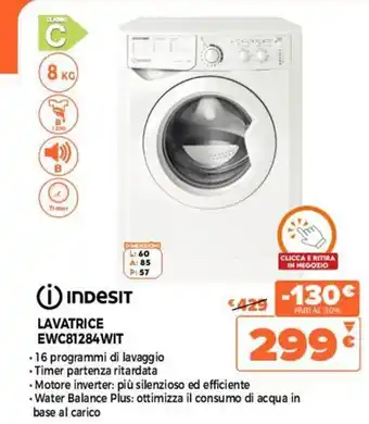 Indesit Lavatrice EWC81284WIT
