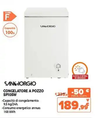 Sangiorgio Congelatore A Pozzo SP10SW
