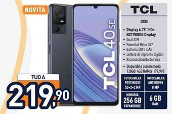 Unieuro TCL 40SE offerta