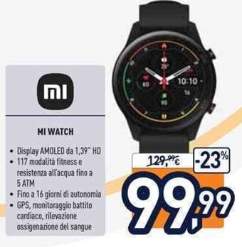 Unieuro mi watch offerta