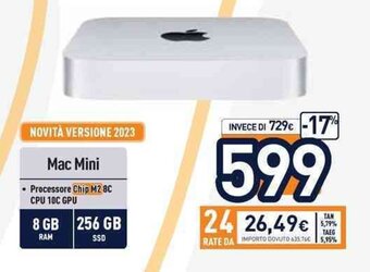 Unieuro Mac Mini offerta