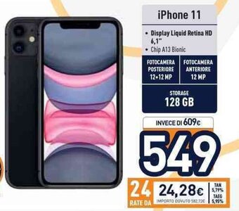 Unieuro iPhone 11 offerta