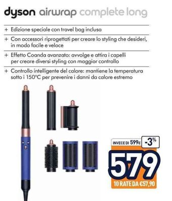 Unieuro dyson airwrap complete long offerta