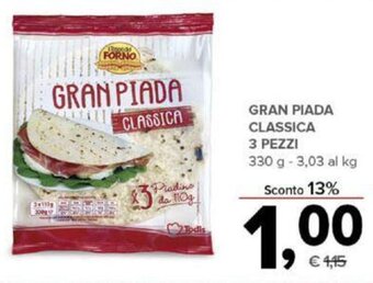 Gran Piada Classica 3 pezzi 330 g