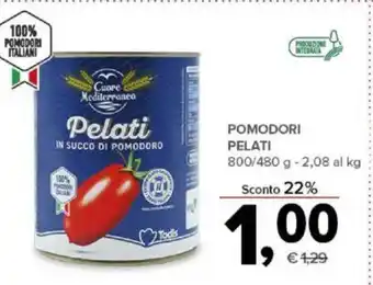 Todis Pelati Pomodori 800/480 g offerta