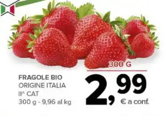 Todis Fragole Bio Origine Italia 300 g offerta