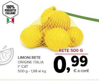Todis Limoni Rete Origine Italia 500 g offerta