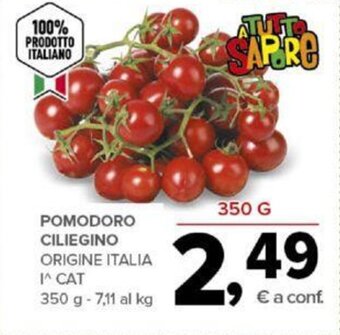 Todis Pomodoro Ciliegino Origine Italia 350 g offerta
