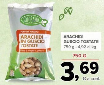 Todis Arachidi Guscio Tostate 750 g offerta