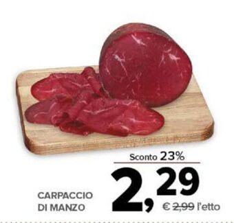 Carpaccio di Manzo