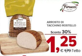 Todis Arrosto di Tacchino Rostello offerta