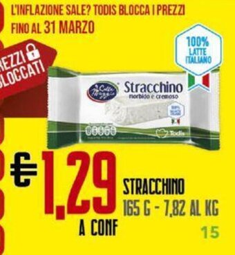 Todis Stracchino 165 g offerta