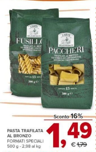Todis Pasta Trafilata al Bronzo Formati Speciali 500 g offerta