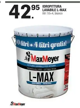 Brico OK Maxmeyer Idropittura Lavabile L- Max offerta