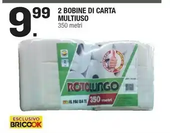 2 Bobine Di Carta Multiuso