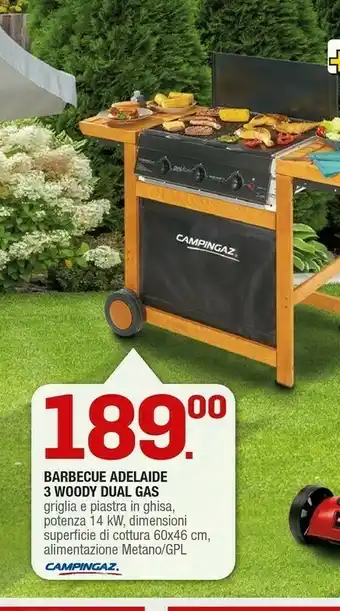 Barbecue Adelaide 3 Woody Dual Gas