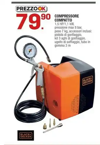 Brico OK Black & Decker Compressore Compatto offerta