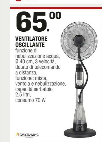 Brico OK Ventilatore Oscillante offerta
