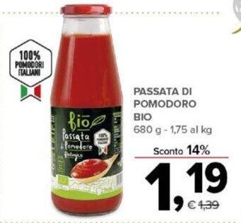 Todis Passata di Pomodoro Bio 680 g offerta