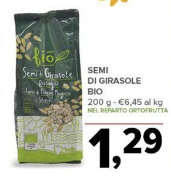 Todis Semi di Girasole Bio 200 g offerta