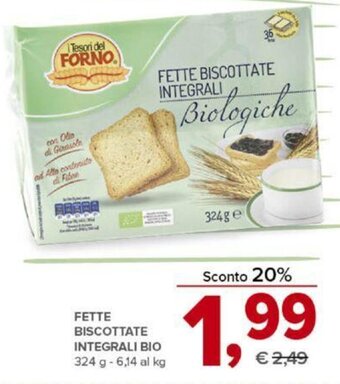 Fette Biscottate Integrali Bio 324 g