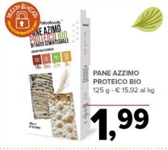 Todis Pane Azzimo Proteico Bio 125 g offerta
