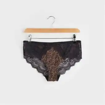 Slip sensuelle leopard print