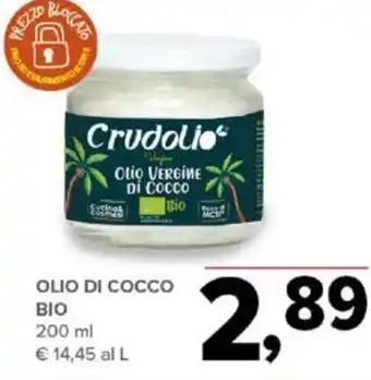 Todis Olio Di Cocco Bio 200 ml offerta